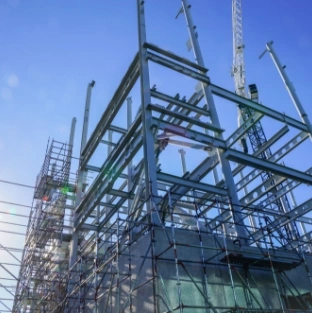 3-20-2013-Zane-State-003-600x450 Steel Structure with blue Sky
